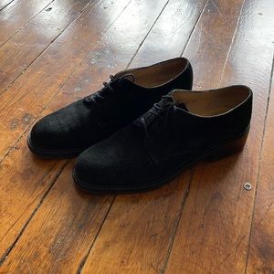 Vintage Freelance Suede Oxford Shoes.